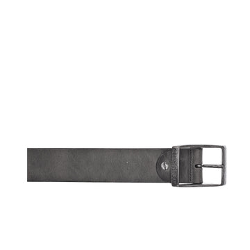 Kansas Grey Oiled Leather 35mm One Size